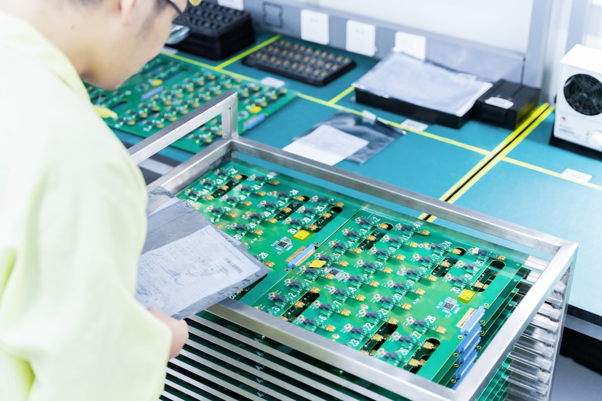 Factory quality inspection of electronic circuit boards